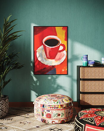 Red Coffee - Poster