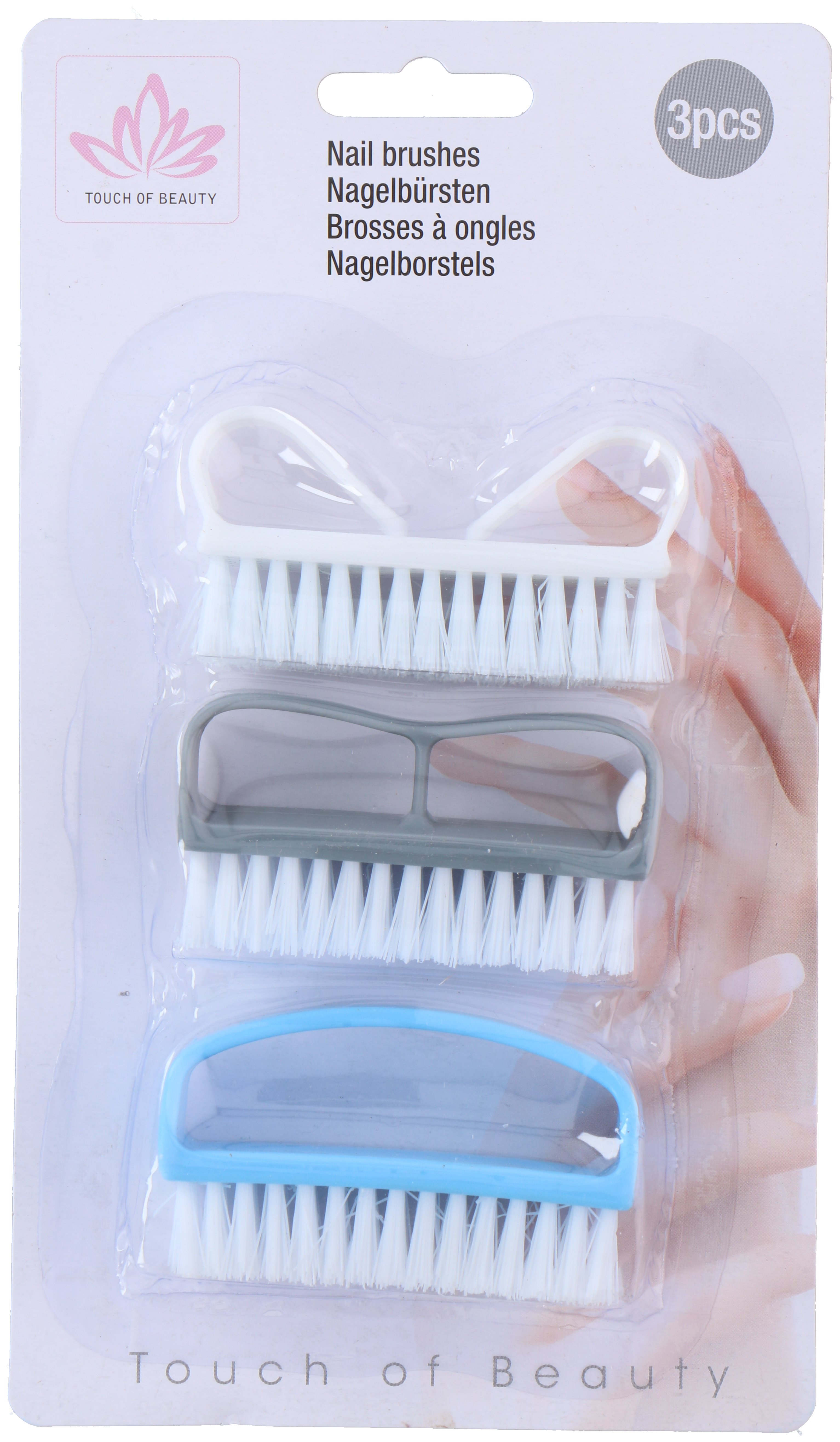 Nagelborste 3-pack - 2