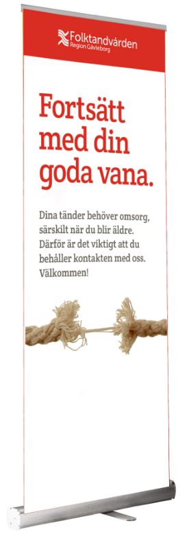 Roll-up fortsätt med din goda vana