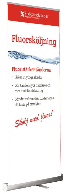 Roll-up fluorsköljning