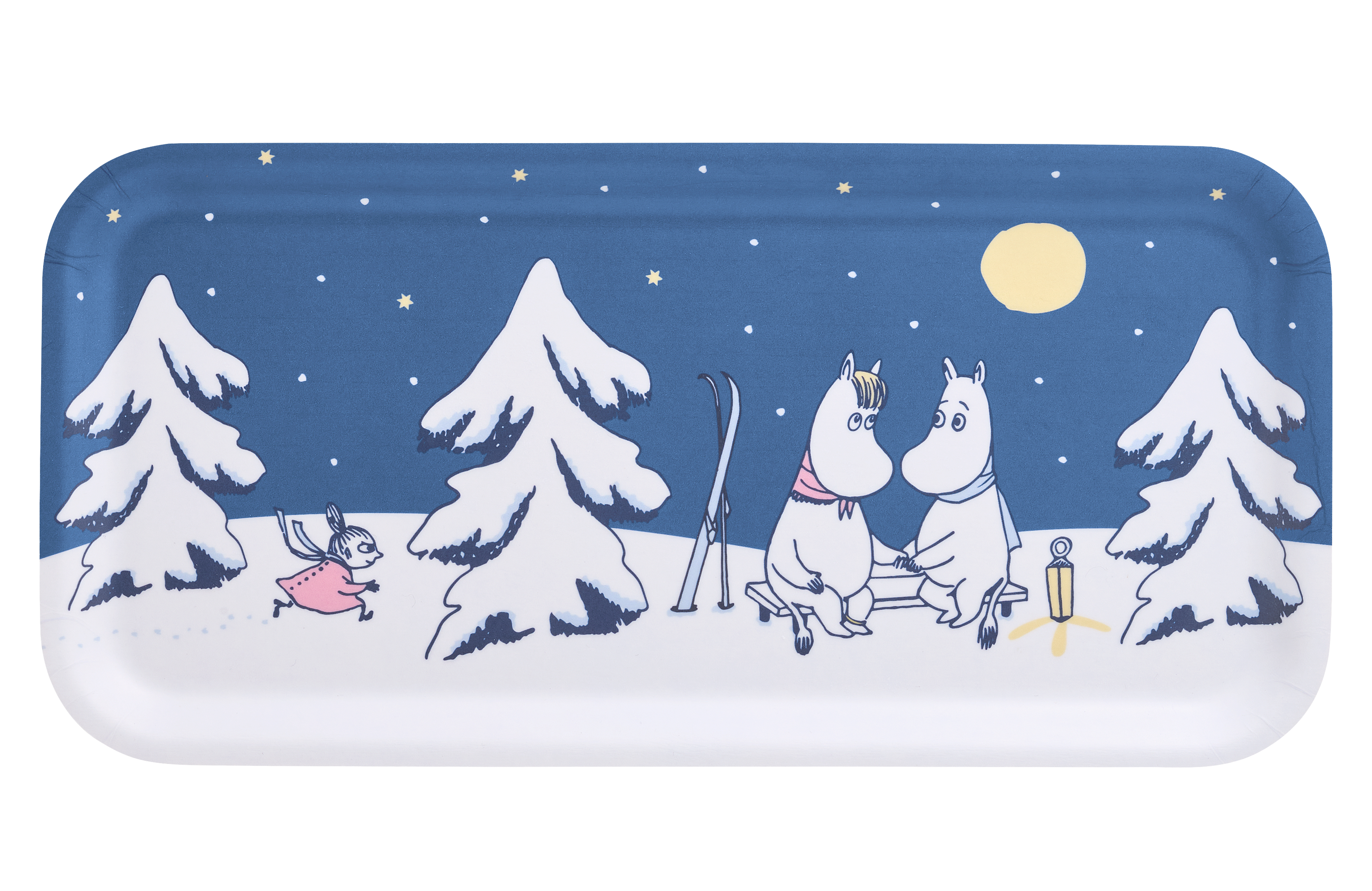 Mumin Bricka 27x13 cm - Starry Night