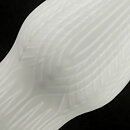 Berit Ternell (Ax 1957) White Organic Vase with Grain Relief 14 cm