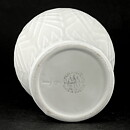 Berit Ternell (Ax 1957) White Organic Vase with Grain Relief 14 cm