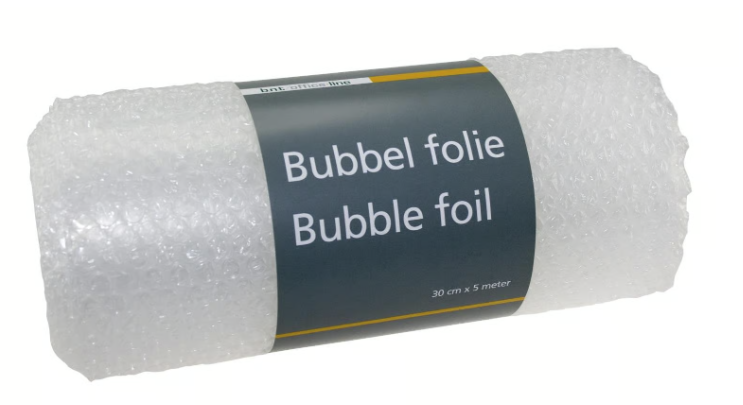 Bubbelfolie små rullar