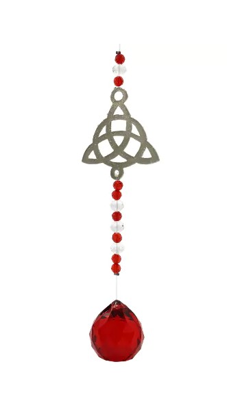 Prisma Hänge med Triquetra - Rött Klot 