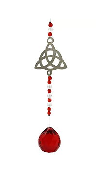 Prisma Hänge med Triquetra - Rött Klot 