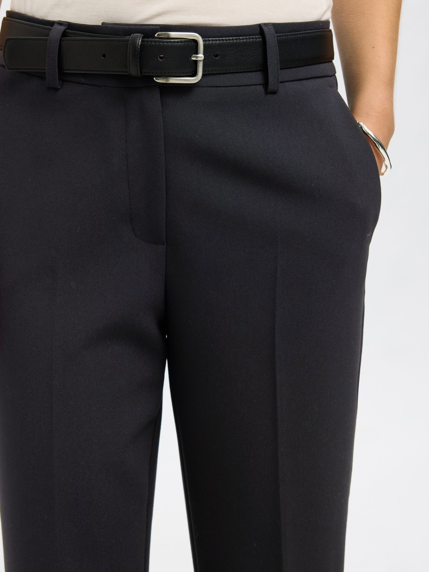 Selected Femme Cropped Trousers - 3