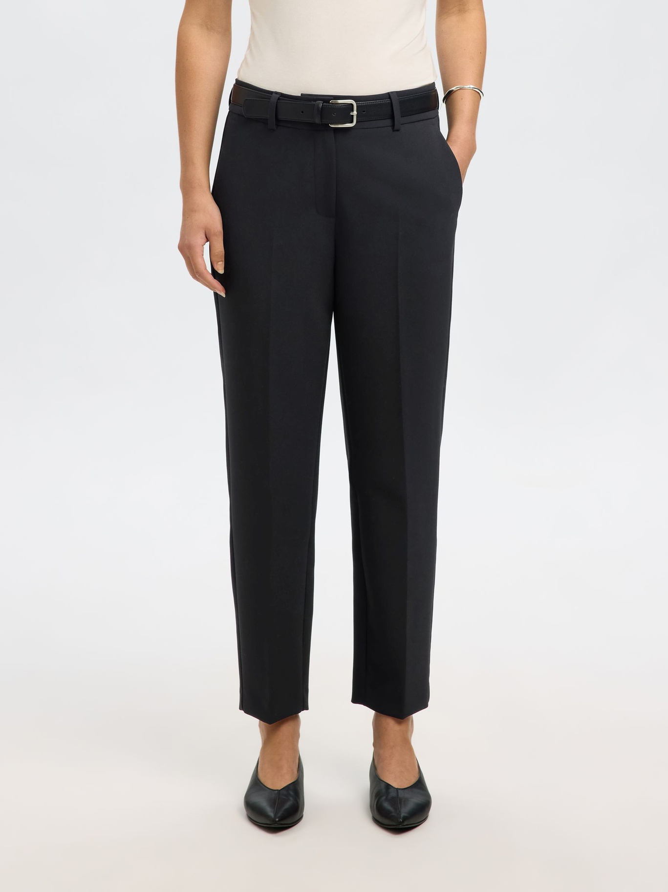 Selected Femme Cropped Trousers - 2