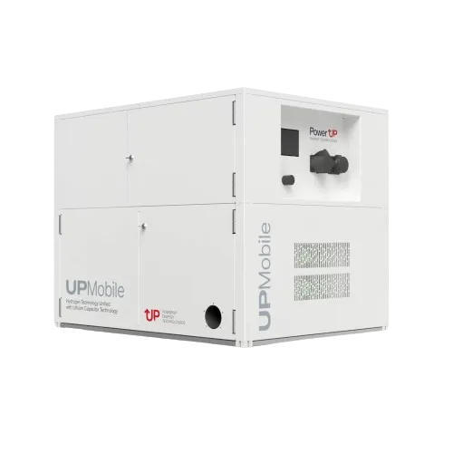 Aggregat driftet med Hydrogen, Power-UP - UPMOBILE, opptil 20KW 