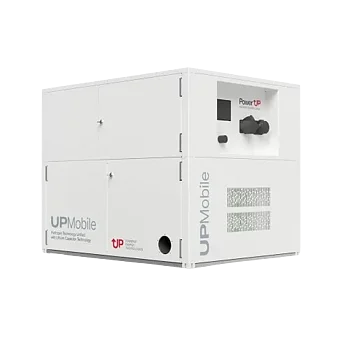 Aggregat driftet med Hydrogen, Power-UP - UPMOBILE, opptil 20KW 