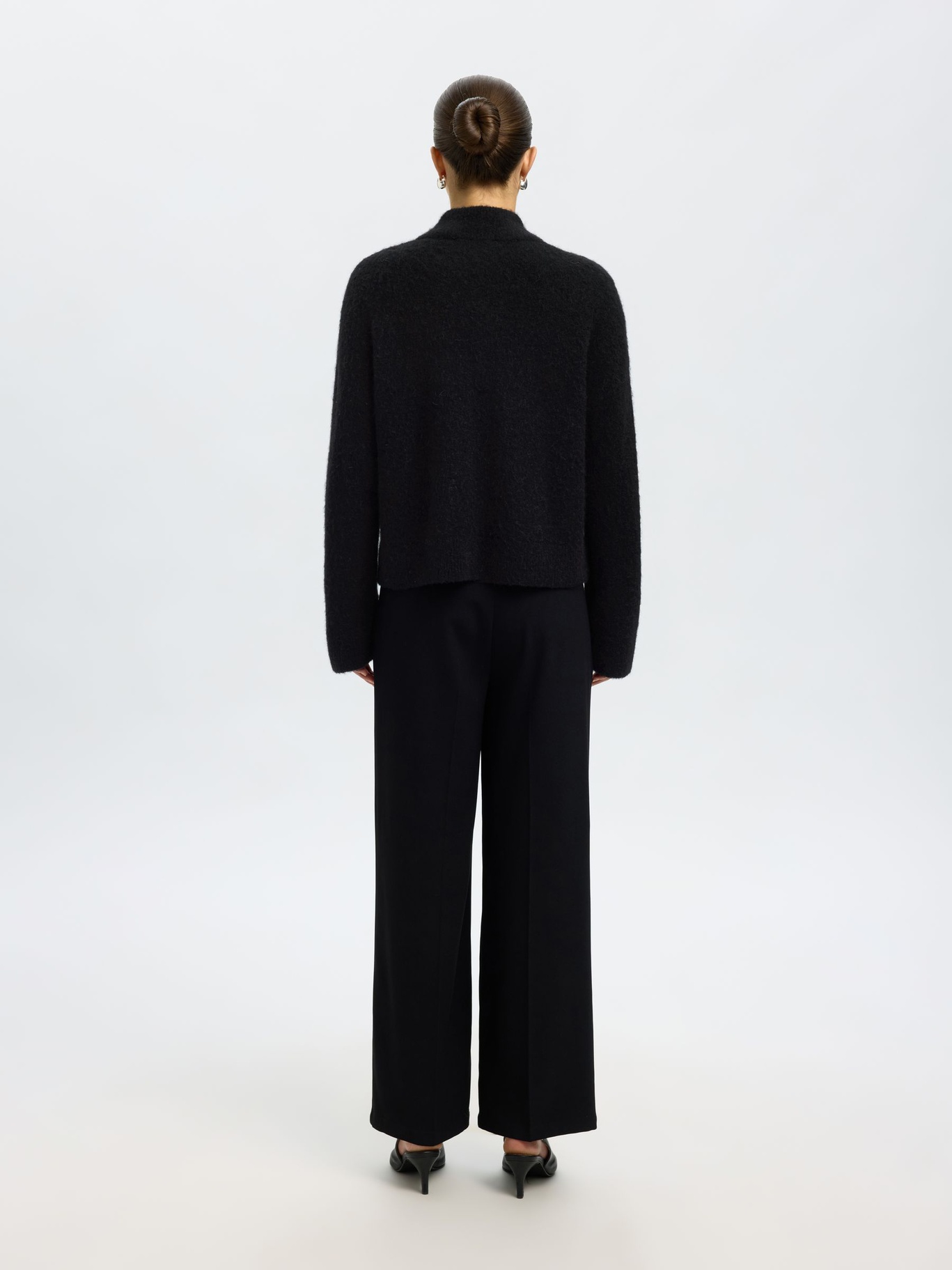 Selected Femme Wool Blend Cardigan - 4