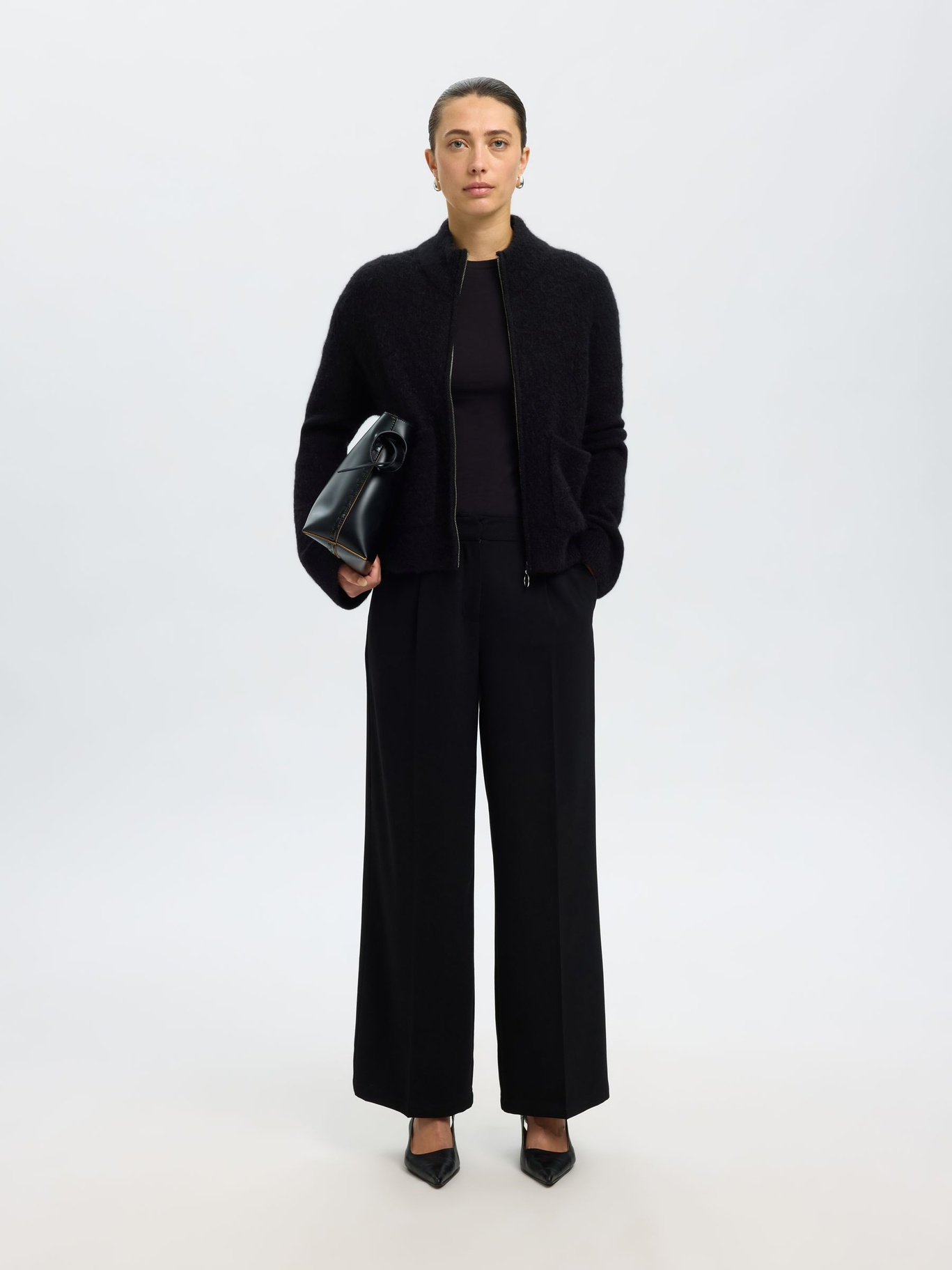 Selected Femme Wool Blend Cardigan - 5