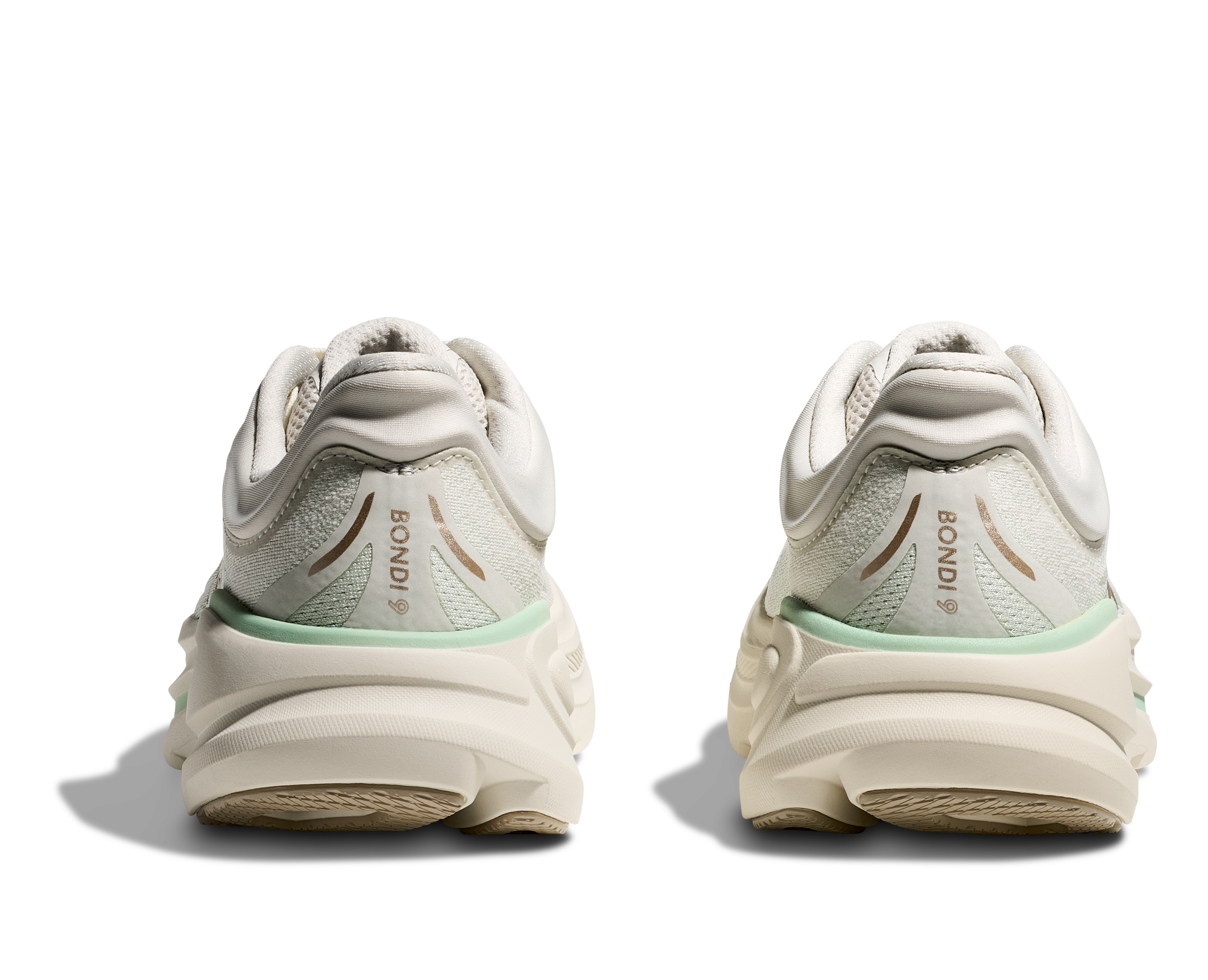 Hoka One One W Bondi 9 - Truffle Salt/Sea Glass - 6