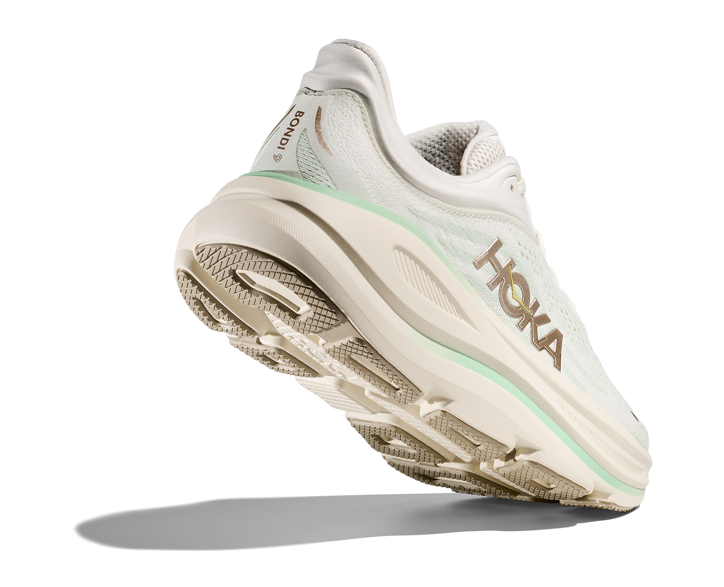 Hoka One One W Bondi 9 - Truffle Salt/Sea Glass - 5