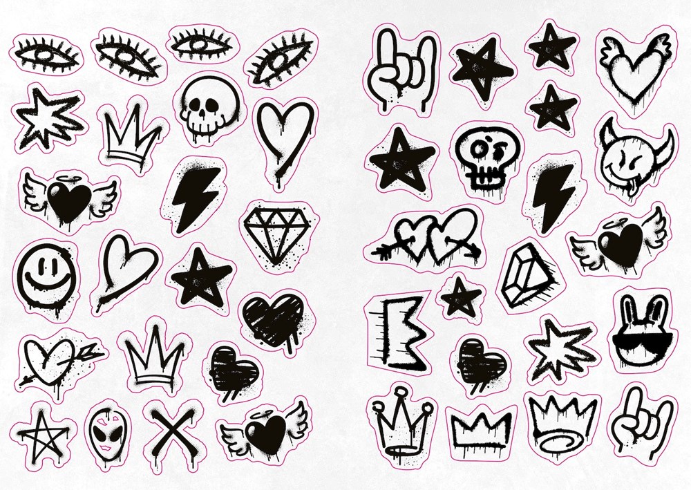 The Graffiti Alphabet Sticker Book - 6
