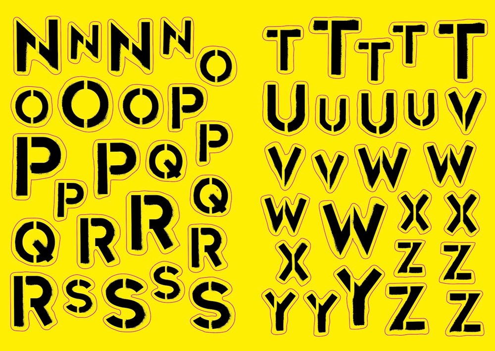 The Graffiti Alphabet Sticker Book - 3
