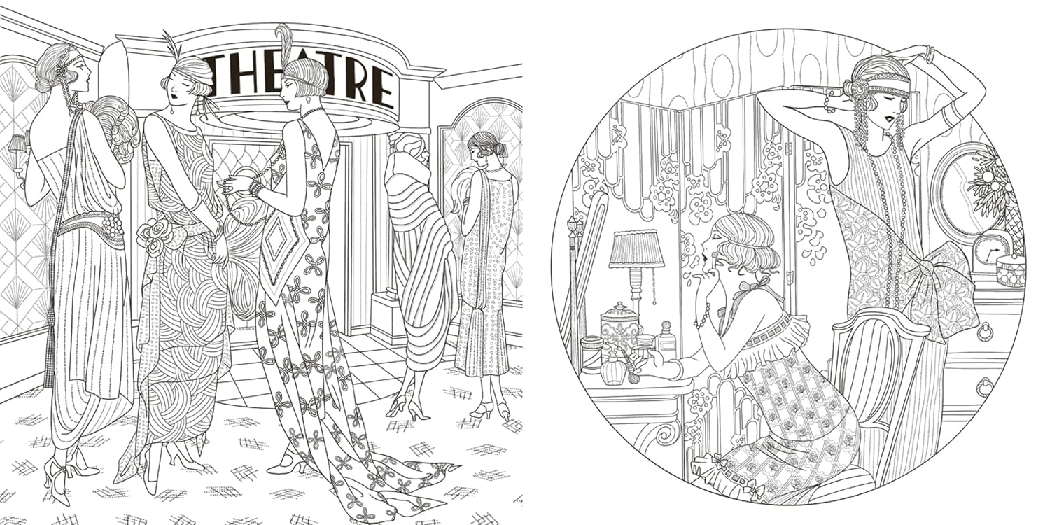 The Jazz Age, Colouring Book - 4