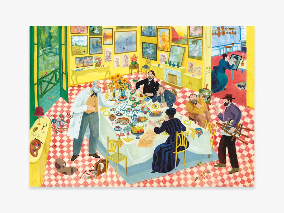 Dinner with Monet, 1000 piece Jigsaw Puzzle - 3