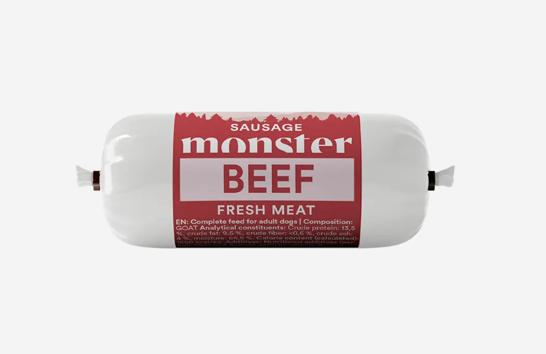 Monster Dog Sausage Beef 3 storlekar