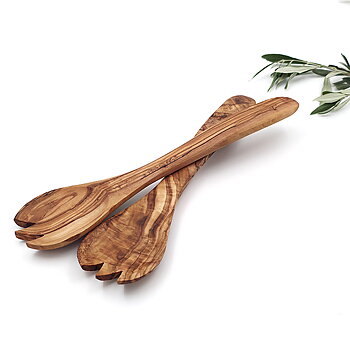Salladsbestick olivträ, 30 cm