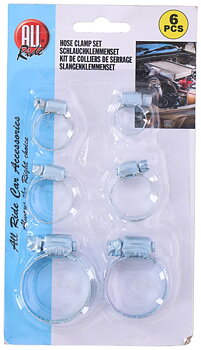 Slangklämmor 6-pack