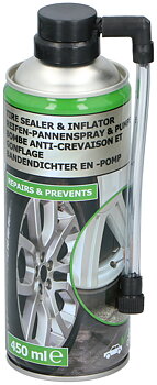 Punkteringsmedel och pump 450ml