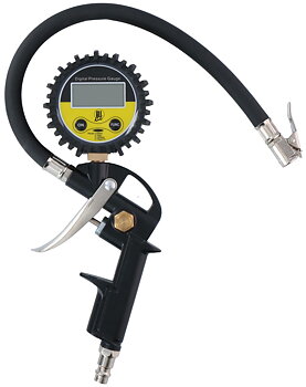 Digital Däckmätare 0-200psi 30cm Slang