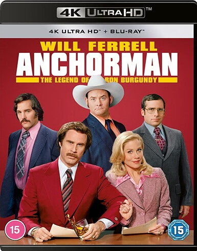 Anchorman: The Legend Of Ron Burgundy  (BLU-RAY 4K ULTRA HD + BLU-RAY)