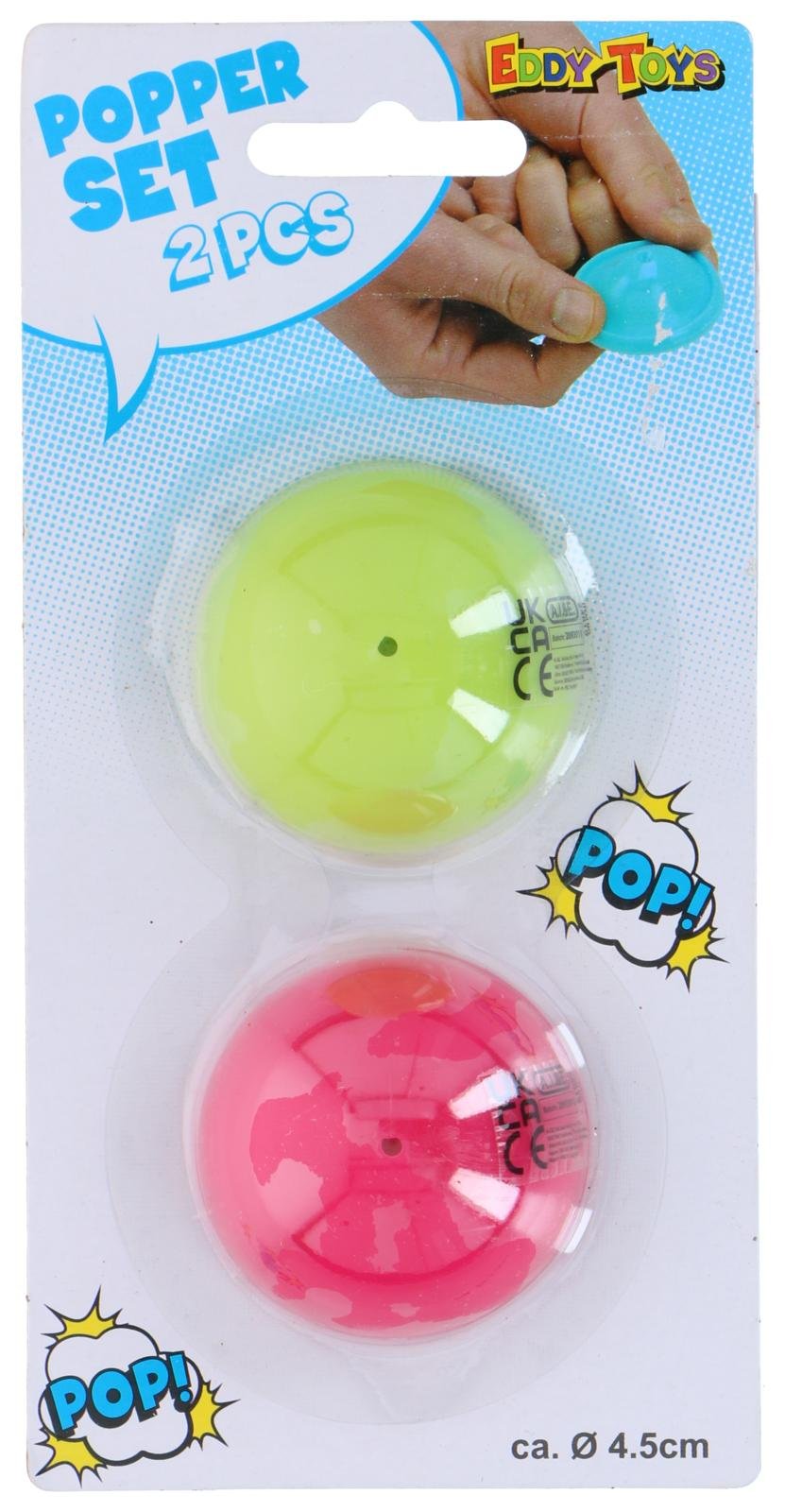 Popperleksak Ø4,5 cm 2-pack - 3