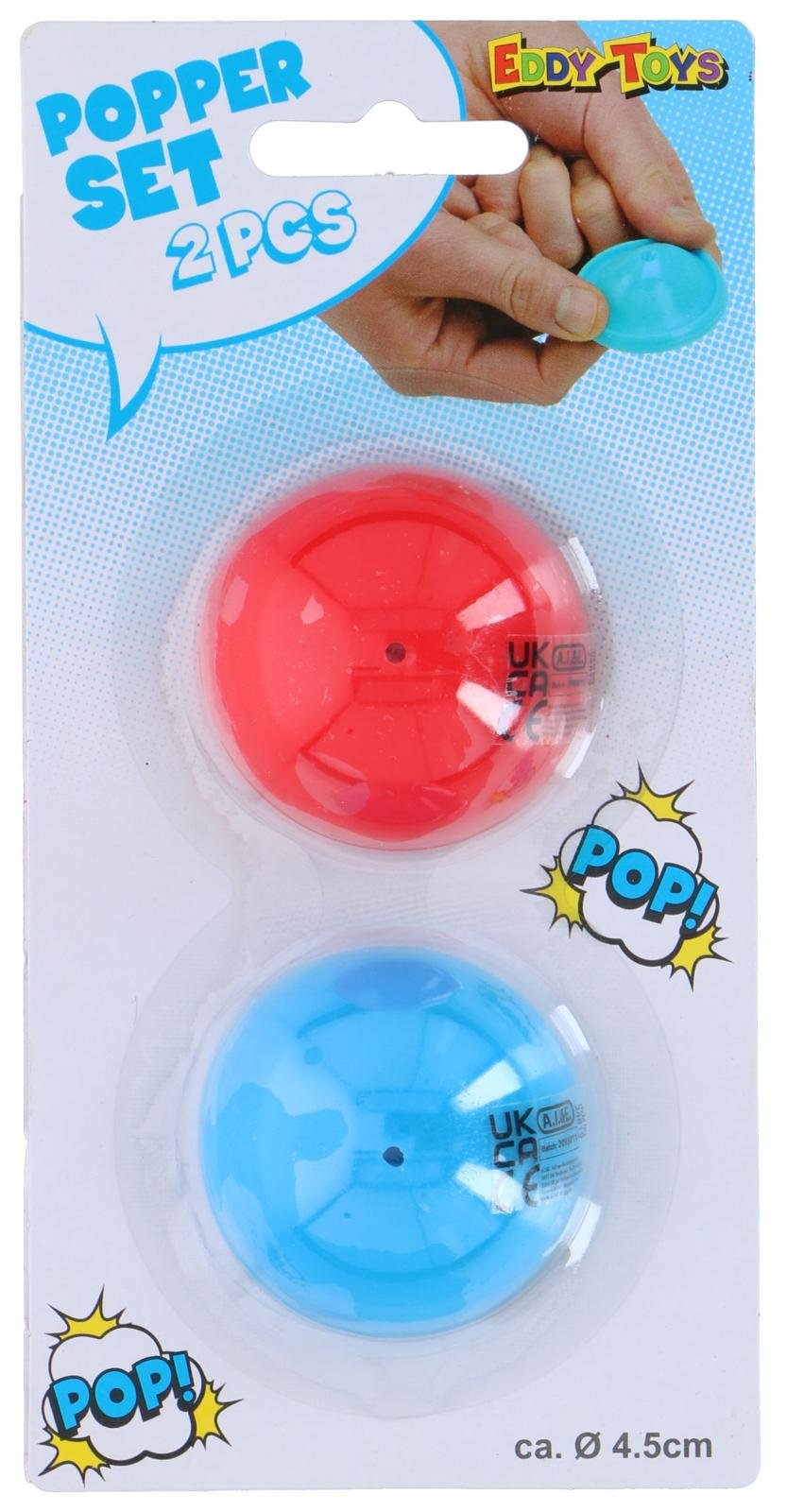 Popperleksak Ø4,5 cm 2-pack - 2