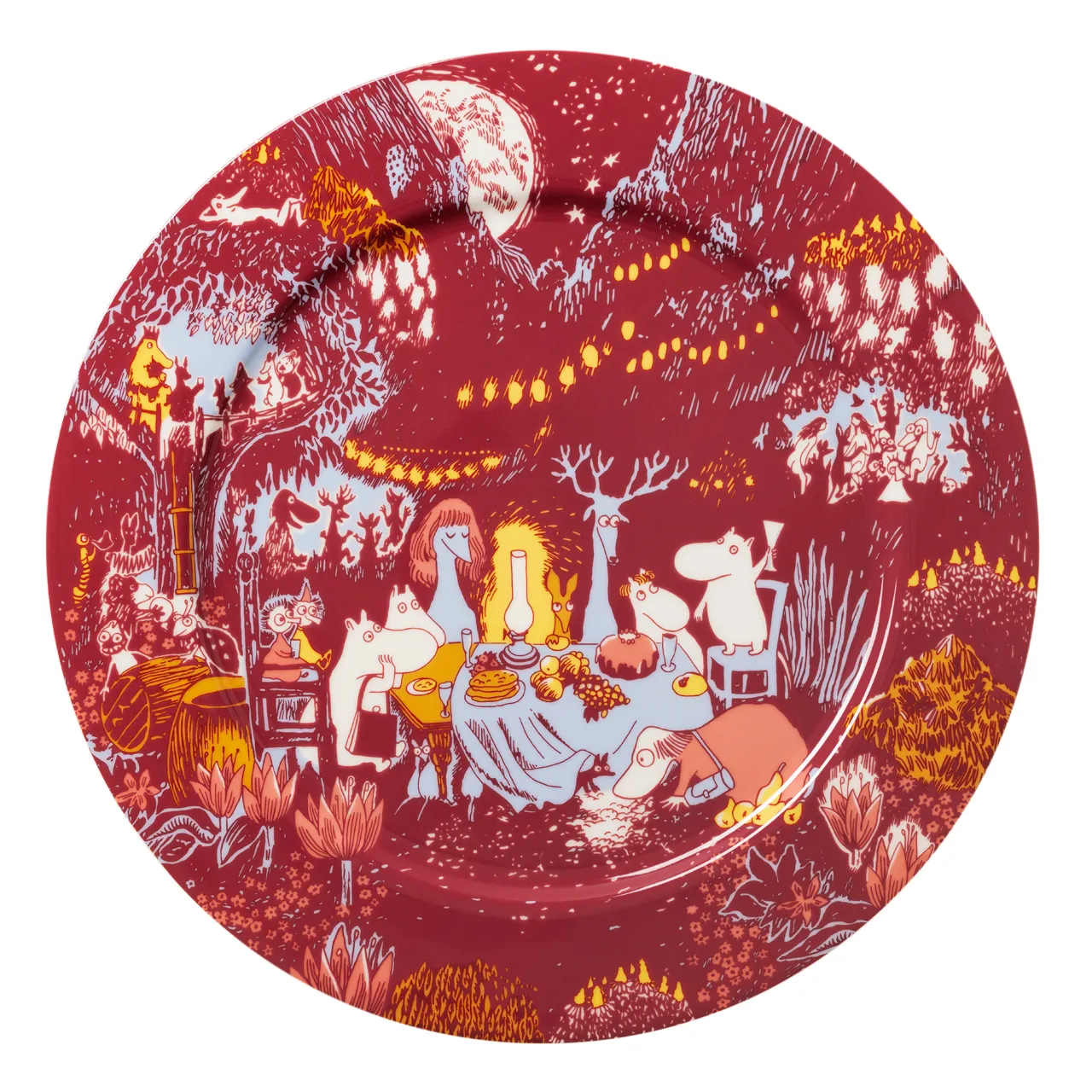 Arabia - Moomin - Serving dish 30 cm - Festive moments (Moomin 80 stamp at the bottom)