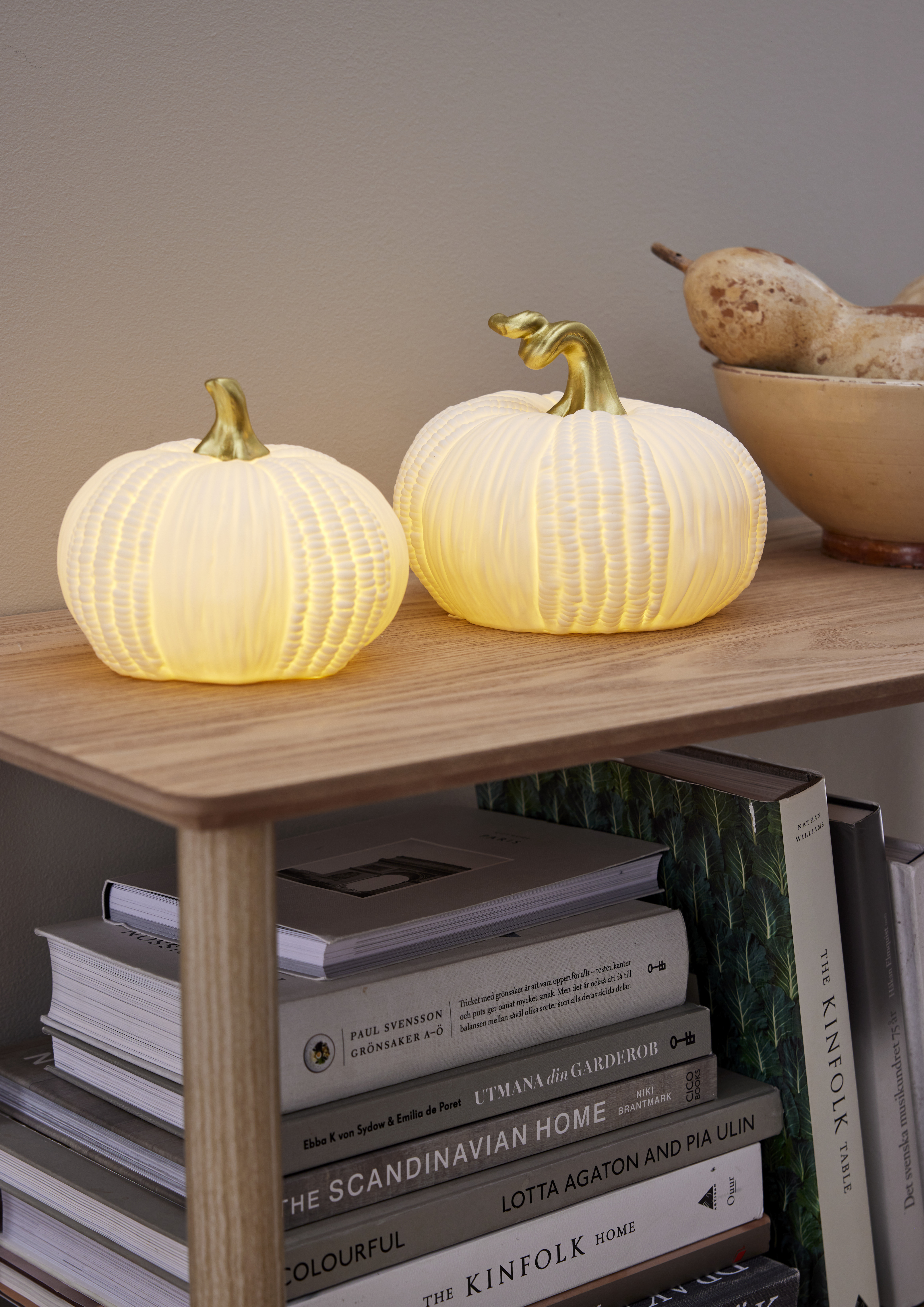 Decoration - Pumpkin - White - 15x15 cm - 4