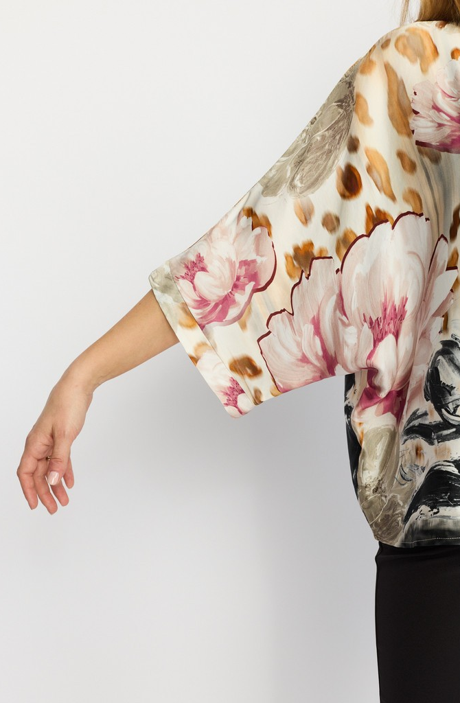 Thora Blouse - Rose Border - 2-Biz - 4