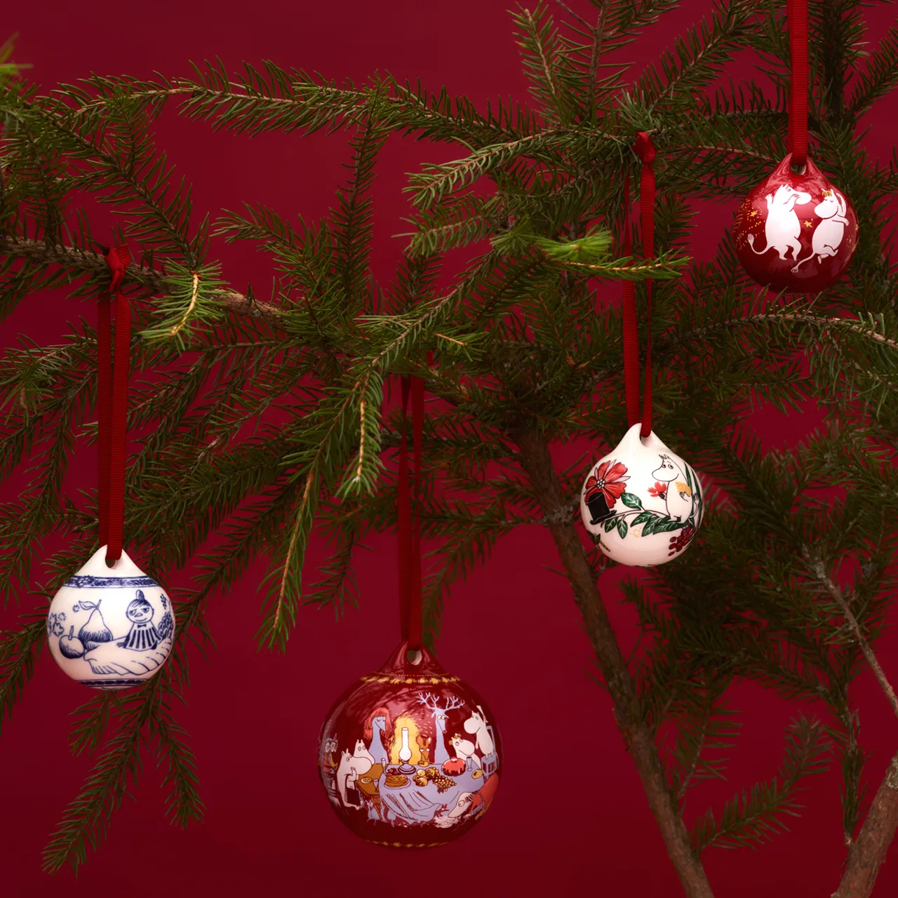 Moomin Annual Ball 80 mm - Festive moments 2025 (Arabia Moomin 80) - 5