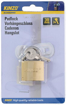 Hänglås 30mm med 3 nycklar
