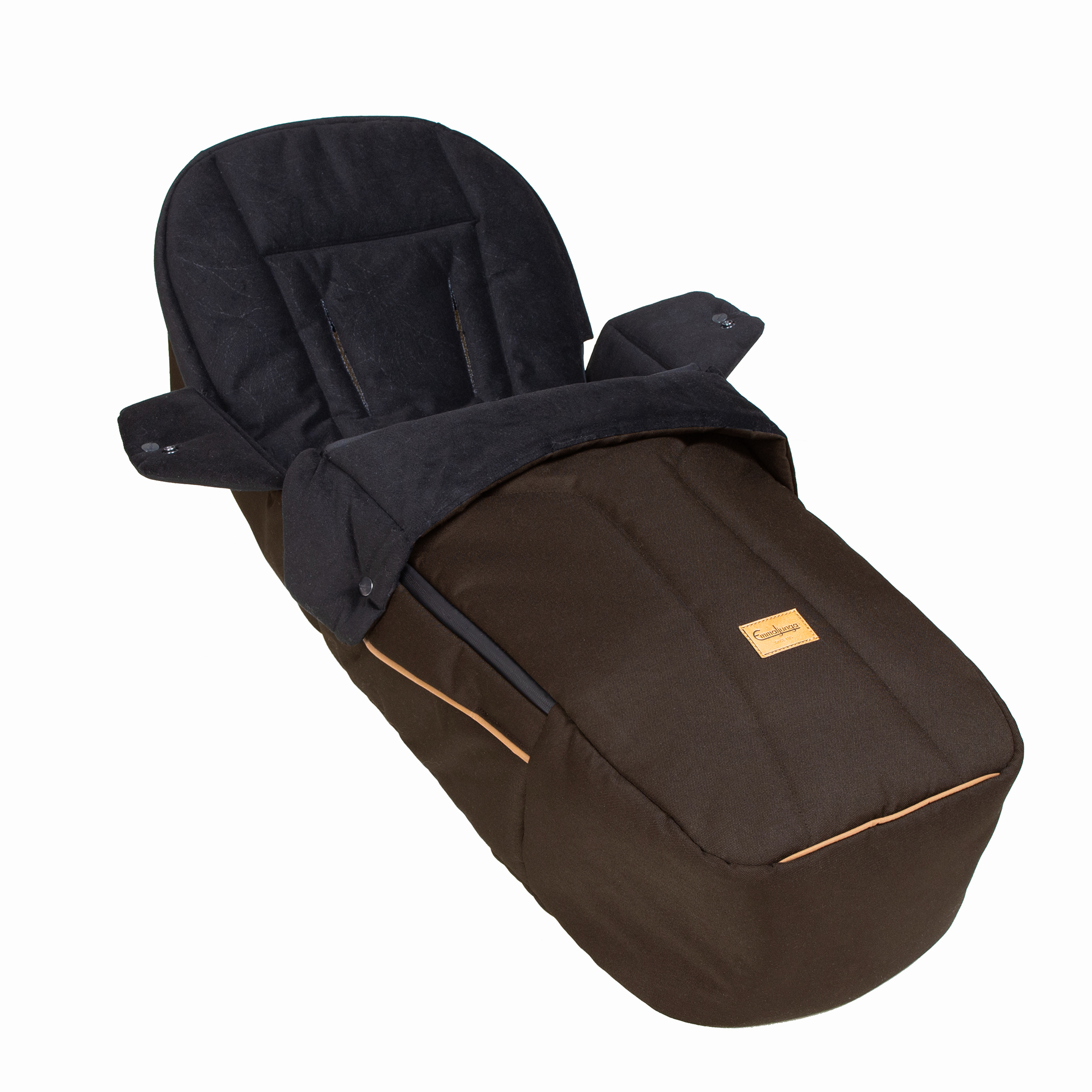 Emmaljunga Åkpåse Flat+ 3 in 1 - Outdoor Brown