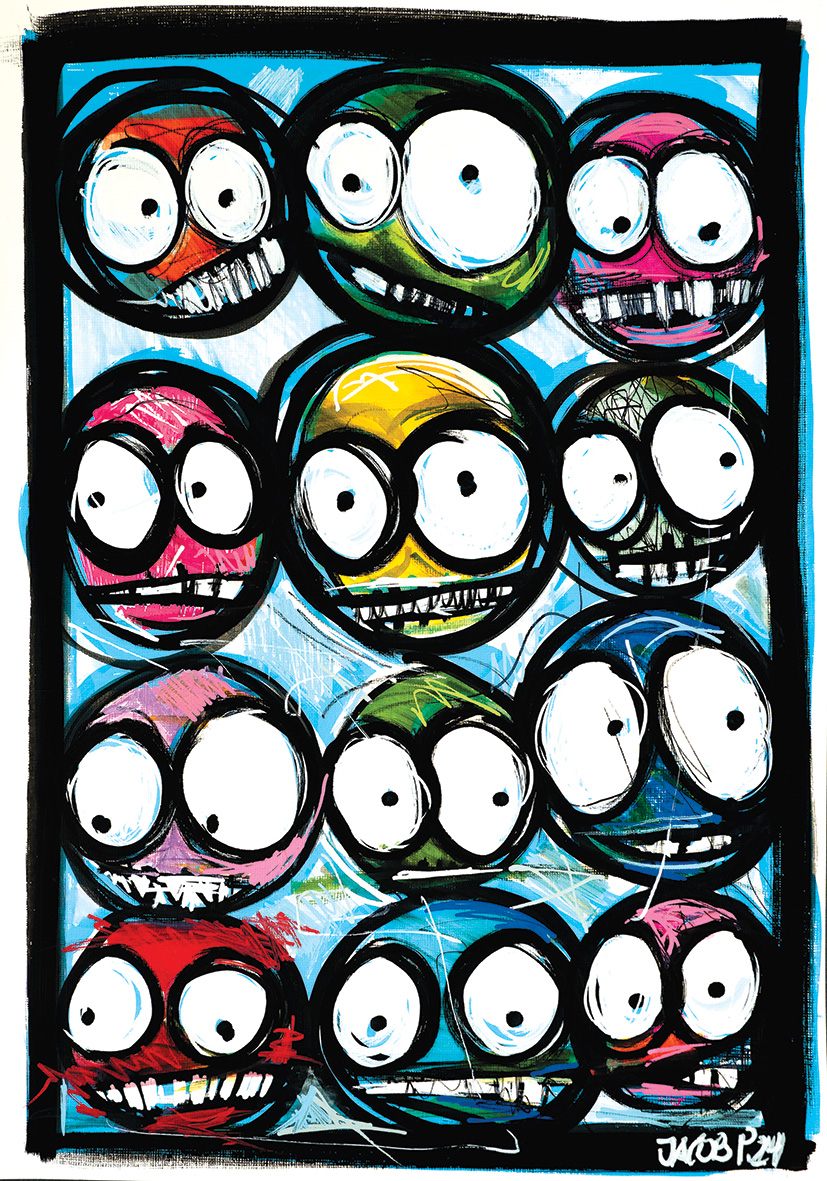 Faces No 01  - Poster - 2