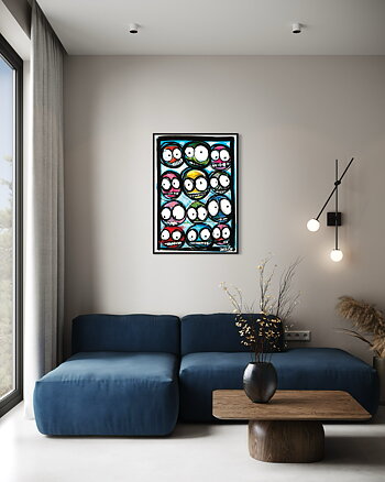 Faces No 01  - Poster