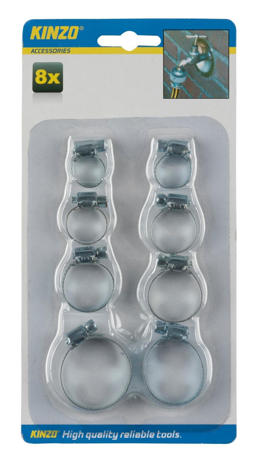 Slangklämmor 8-pack