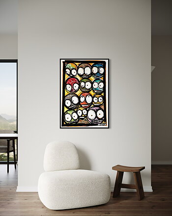 Faces No 02  - Poster