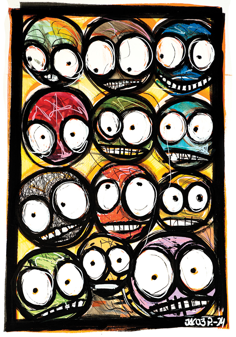 Faces No 02  - Poster - 2