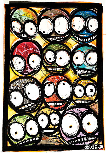 Faces No 02  - Poster