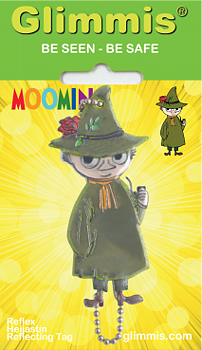 Moomin reflector tag - Snufkin