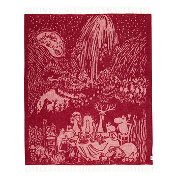 Moomin Wool Blanket 130x170 cm - Festive moments (Moomin 80)