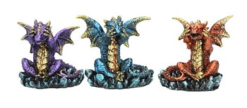 "Three Wise Dragons" Färgglada Drakar - Set