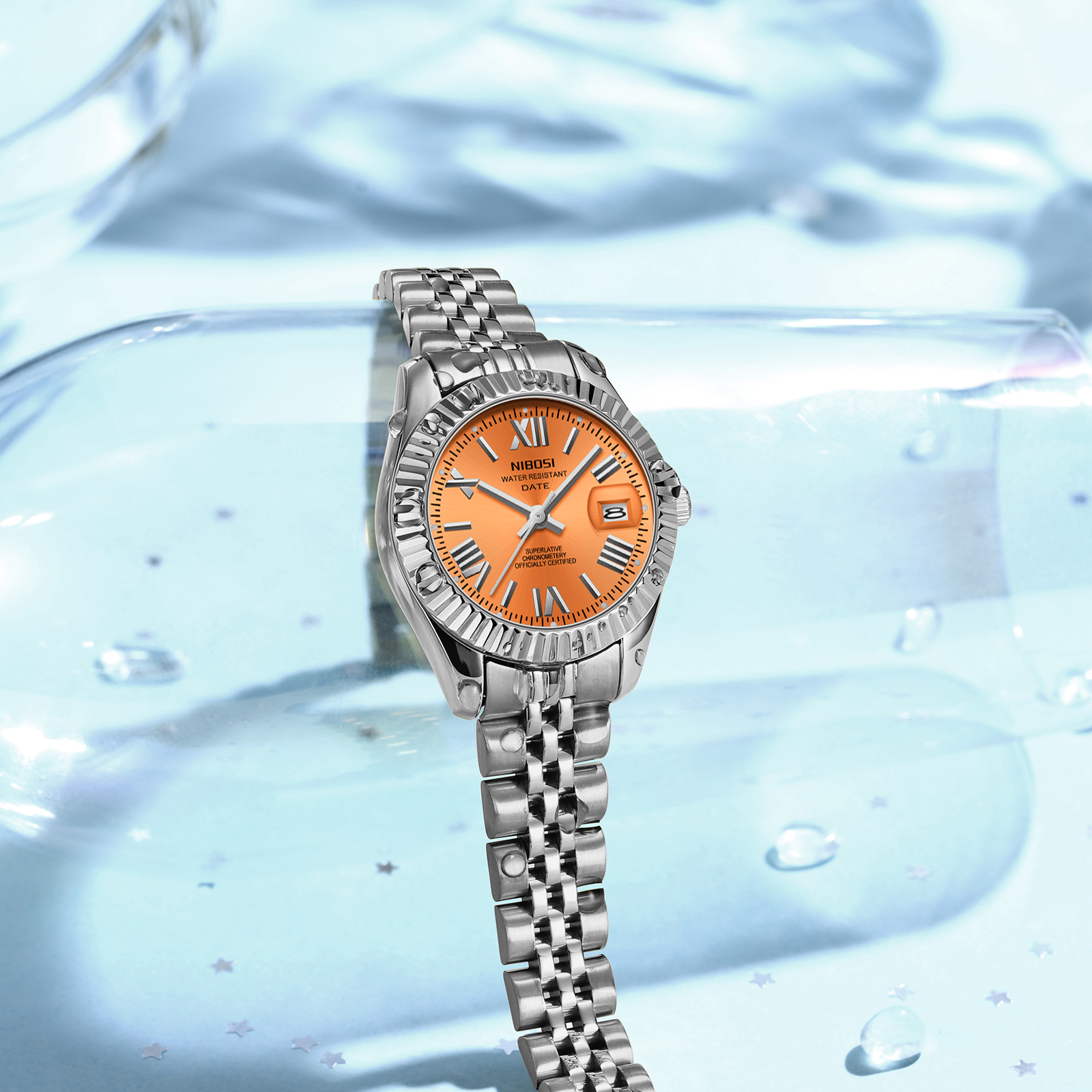 Nibosi Millbury Silver Orange - 12