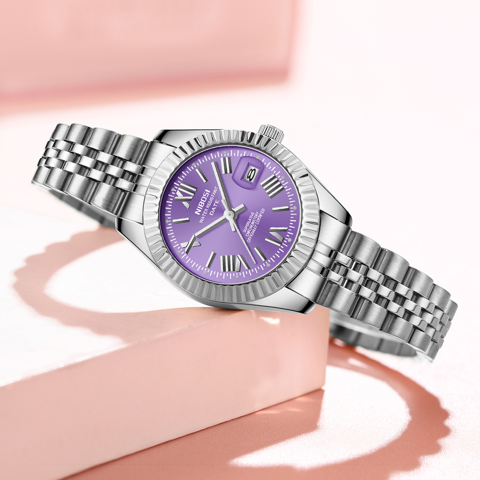 Nibosi Millbury Silver Purple - 6