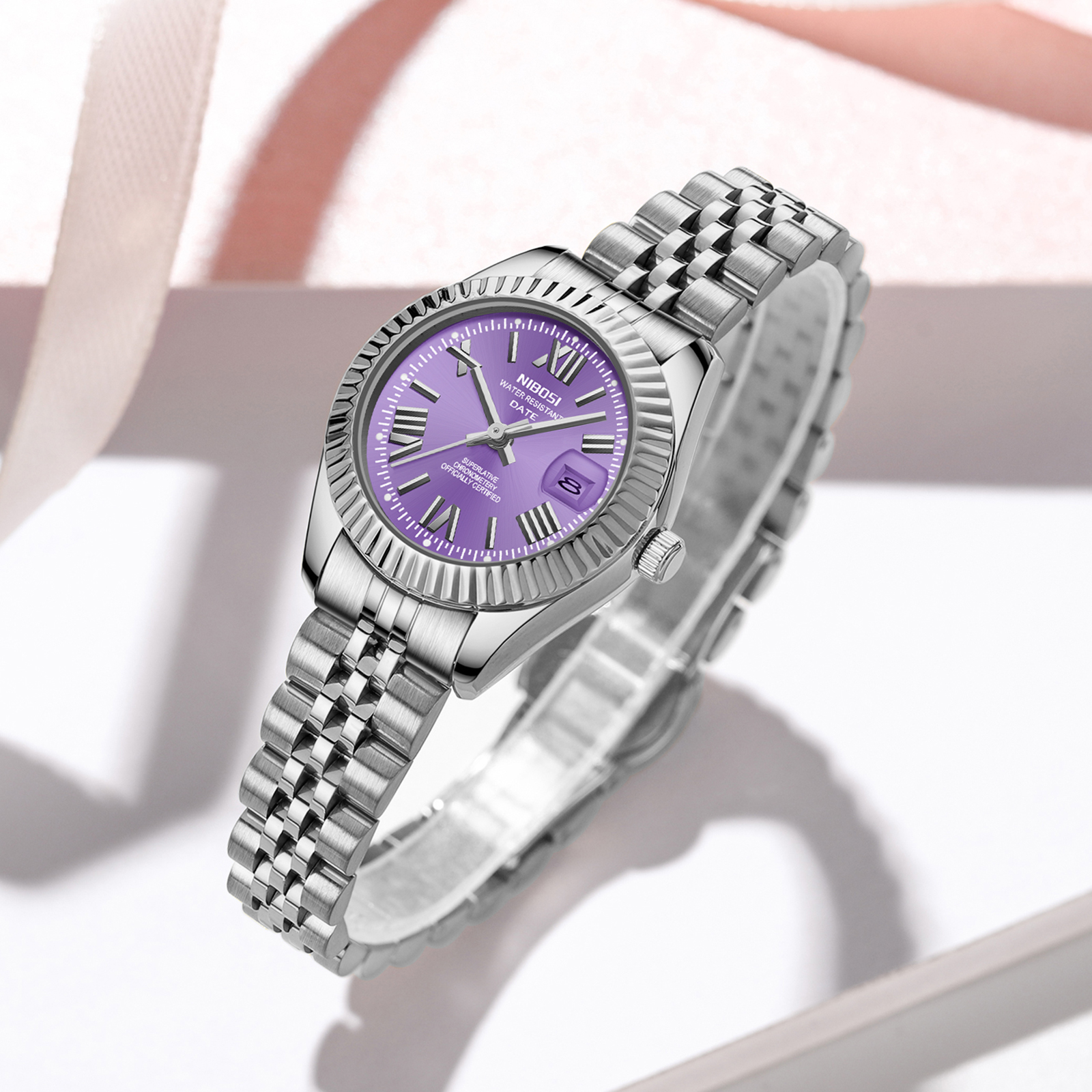 Nibosi Millbury Silver Purple - 7