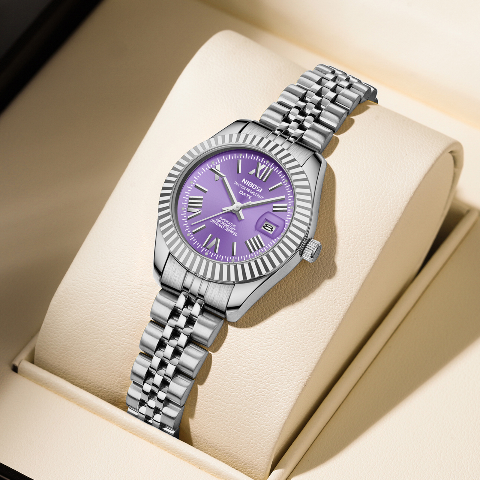 Nibosi Millbury Silver Purple - 5