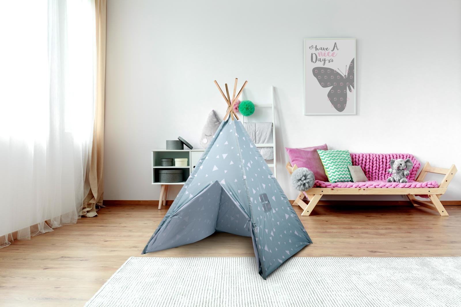 Tipitält 120x120x150cm för barn - 5
